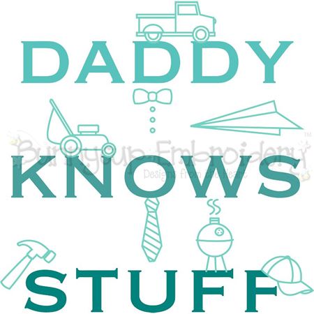 Daddy Knows Stuff SVG