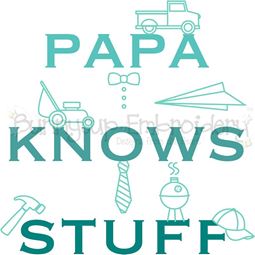 Papa Knows Stuff SVG