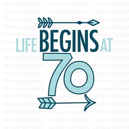 Life Begins at 70 SVG