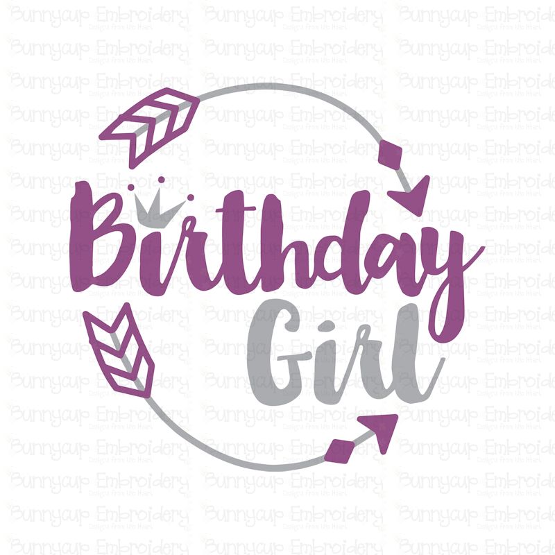 Birthday Girl SVG
