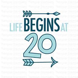 Life Begins At 20 SVG