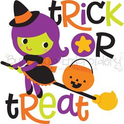 Trick Or Treat Witch SVG