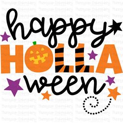 Happy Holla Ween SVG