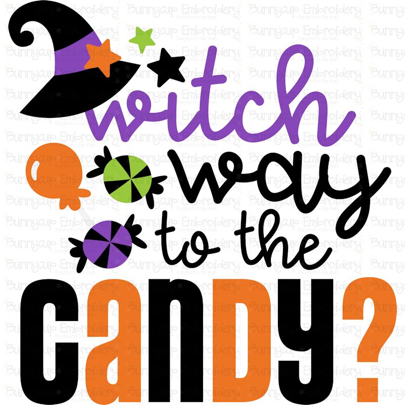 Witch Way To The Candy SVG