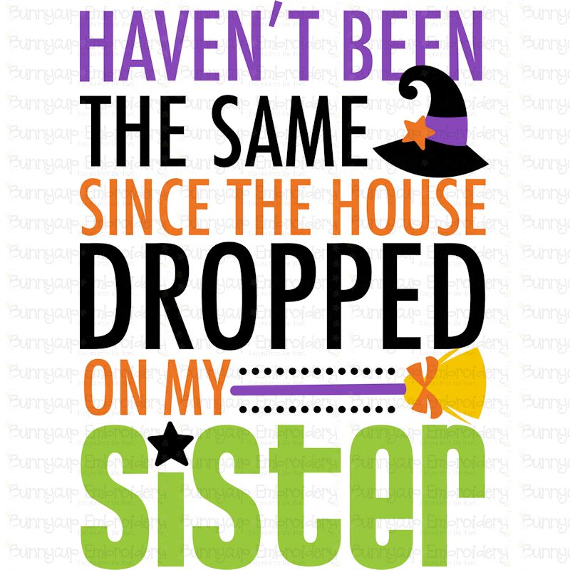 Haven't Been The Same Since The House Dropped On My Sister SVG