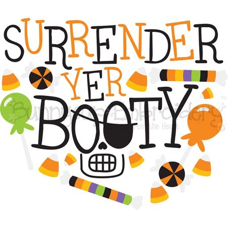 Surrender Yer Booty SVG