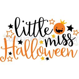 Little Miss Halloween SVG