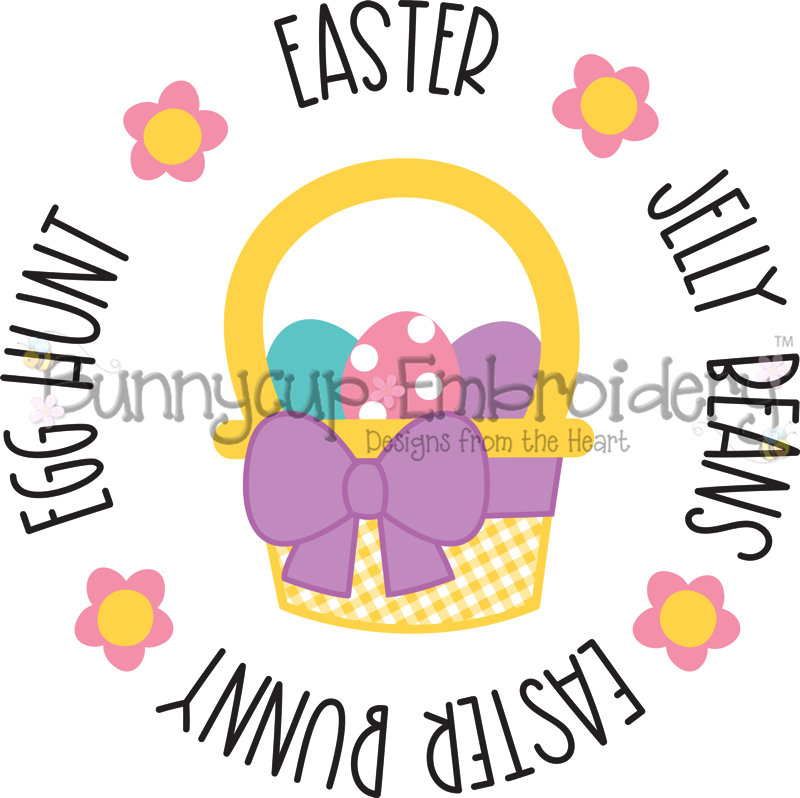 Easter Circle SVG
