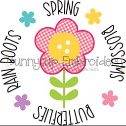 Spring Circle SVG