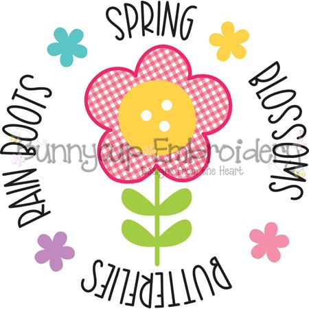 Spring Circle SVG