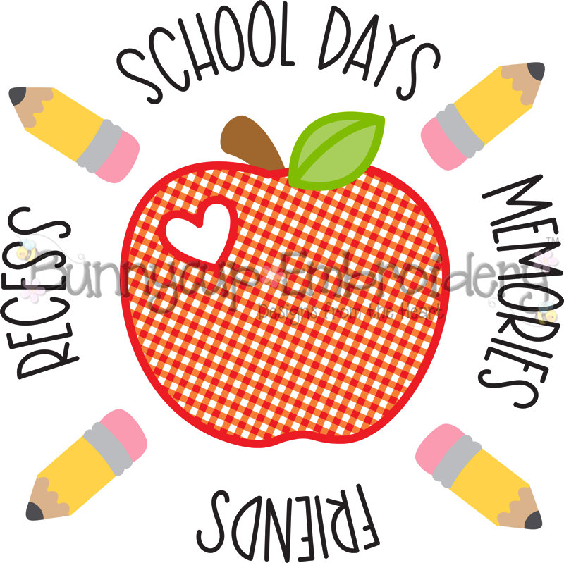School Circle SVG
