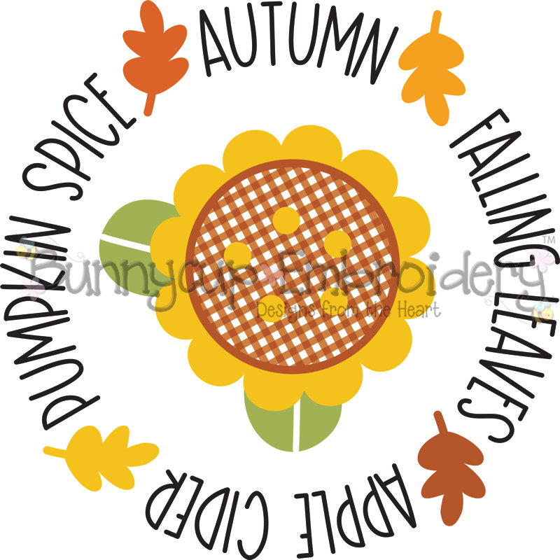 Autumn Circle SVG