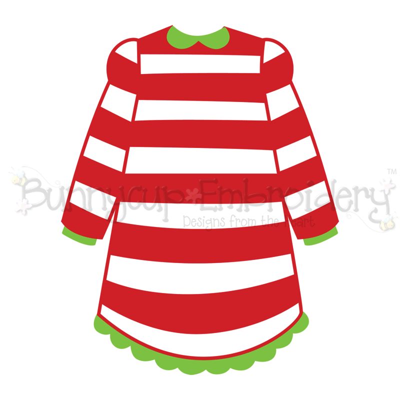 Girl Christmas Pajamas SVG