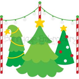 Christmas Trees SVG
