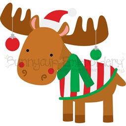 Christmas Moose SVG