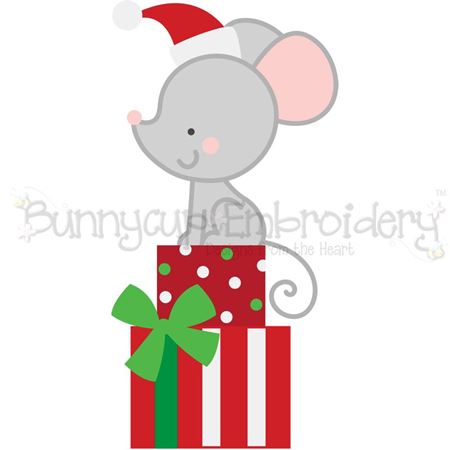 Christmas Mouse SVG