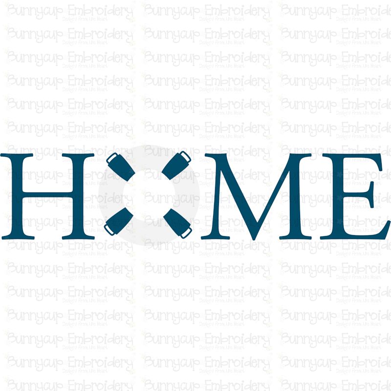 Home With Life Buoy SVG