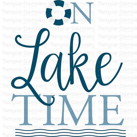 On Lake Time SVG