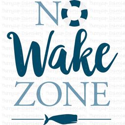 No Wake Zone SVG