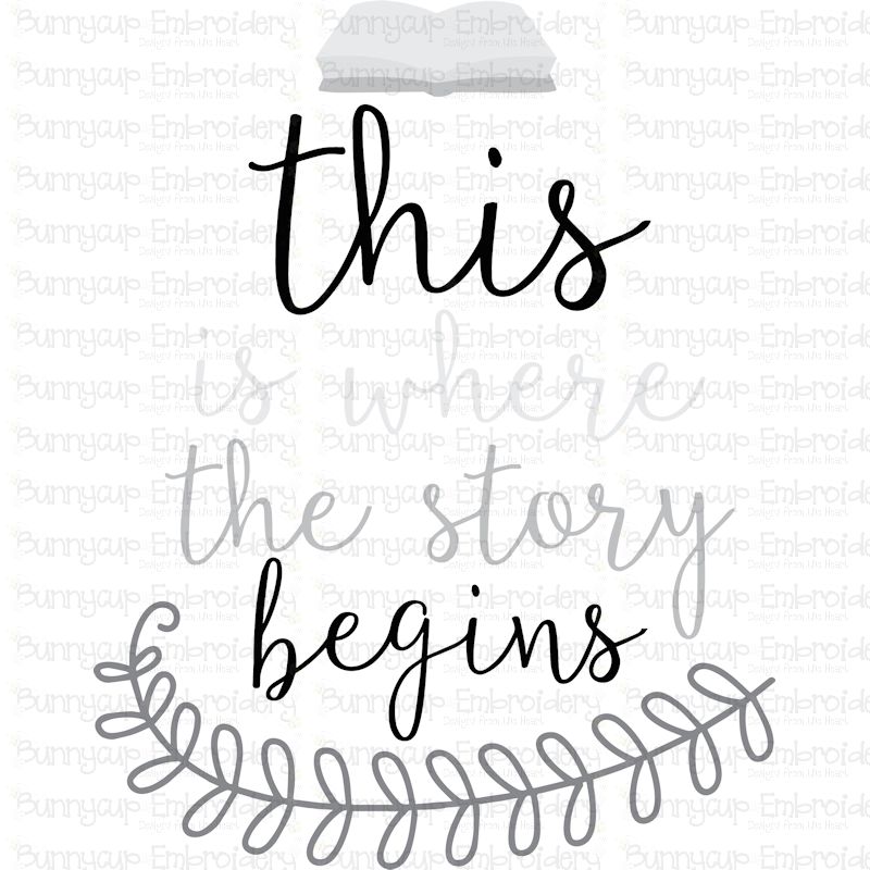 This Is Where The Story Begins SVG