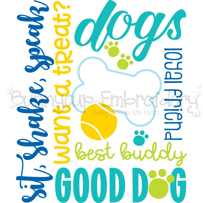Dog Subway Art SVG
