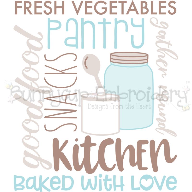 Kitchen Subway Art SVG