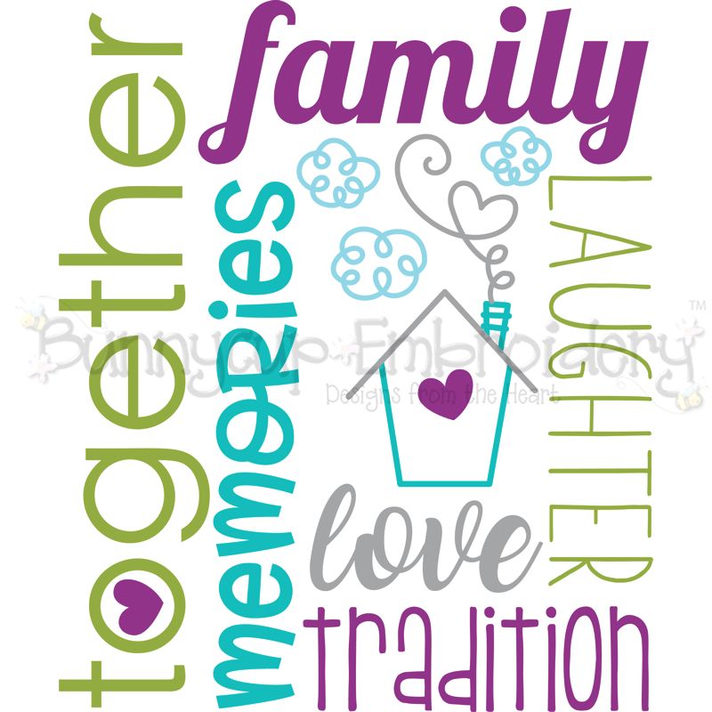 Family Subway Art SVG