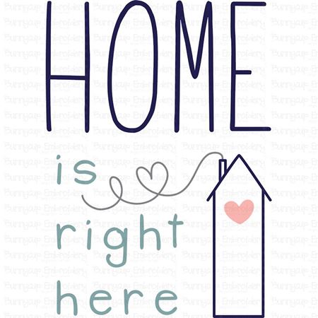 Home Is Right Here SVG