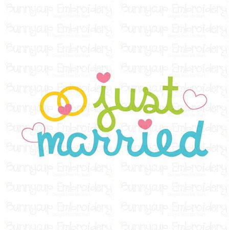 Just Married SVG