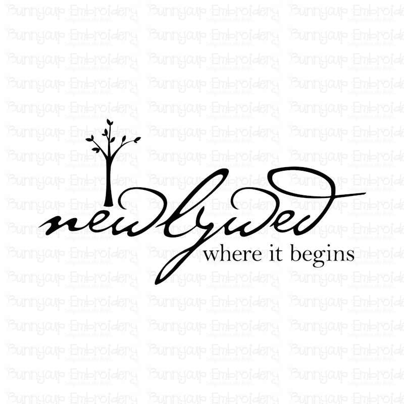 Newlywed Where It Begins SVG