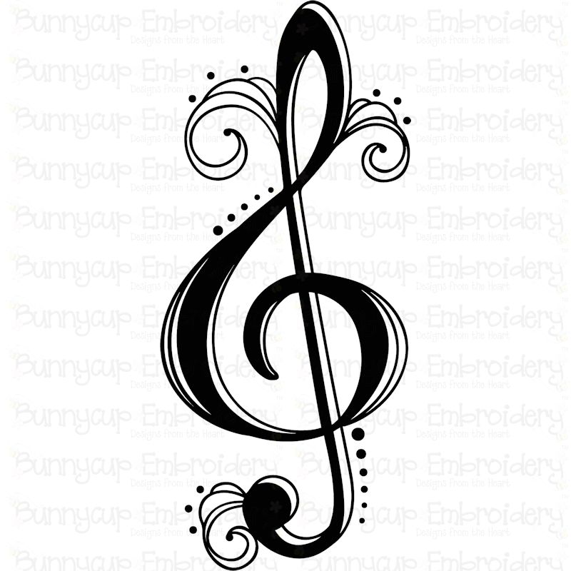 Treble Clef SVG