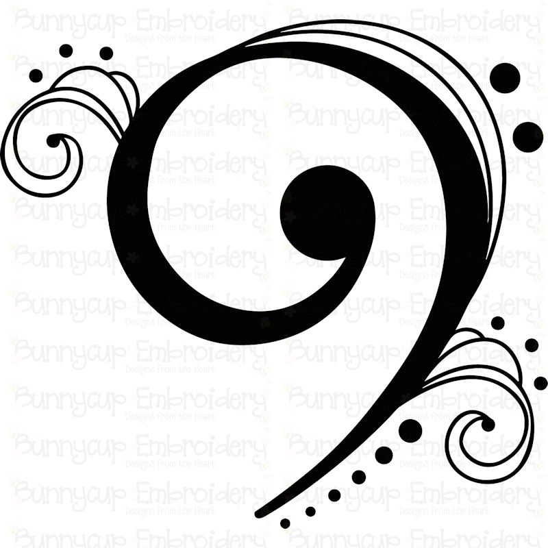Bass Clef SVG