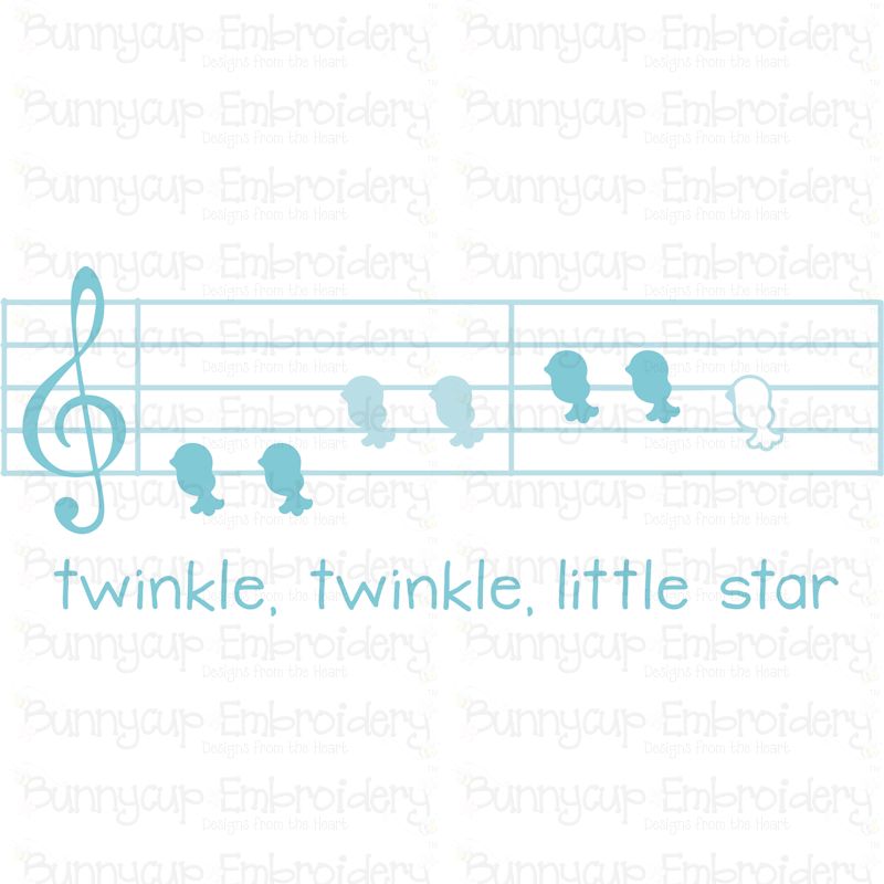 Birds Twinkle Twinkle Star SVG