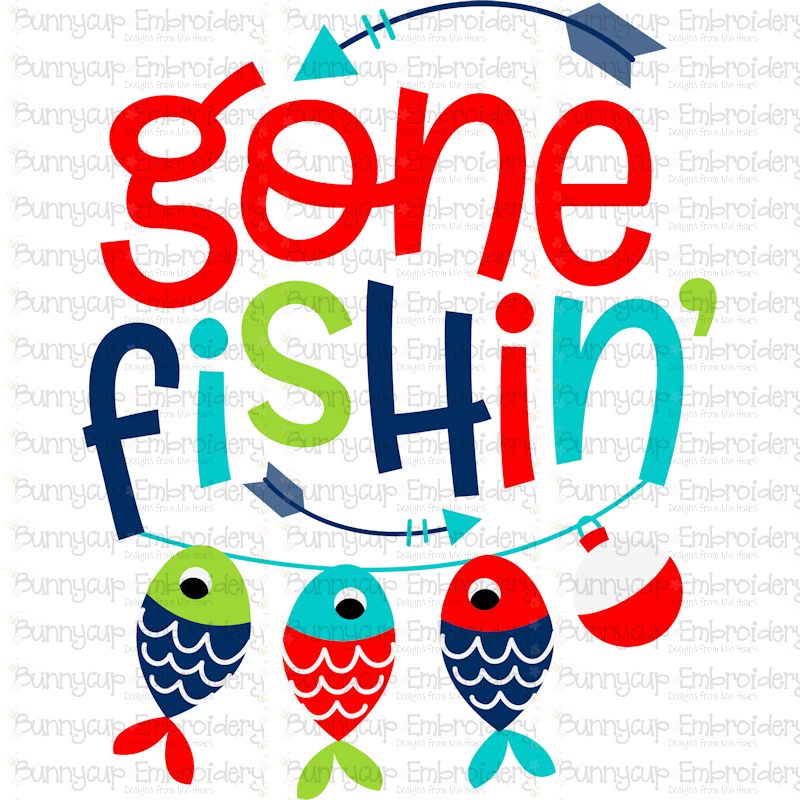 Gone Fishing SVG