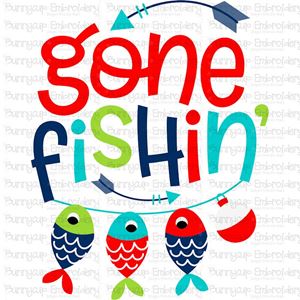 Gone Fishing SVG - Bunnycup SVG