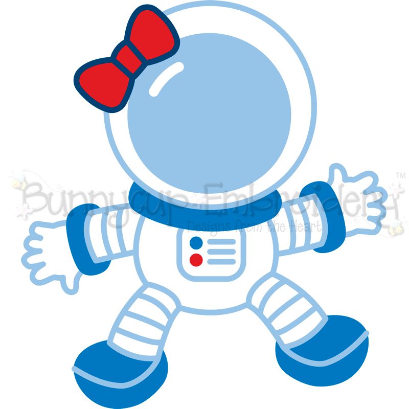 Girl Astronaut SVG