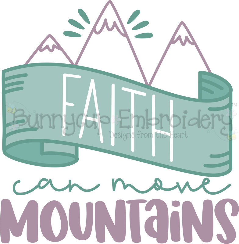 Faith Can Move Mountains SVG