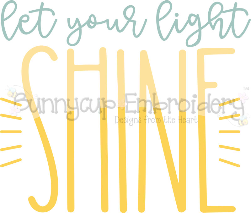 Let Your Light Shine SVG