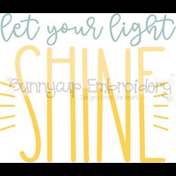 Let Your Light Shine SVG