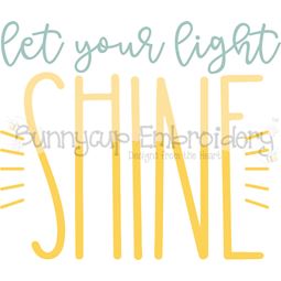 Let Your Light Shine SVG