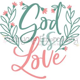 God Is Love SVG