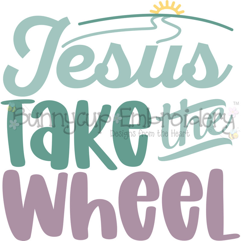 Jesus Take The Wheel SVG