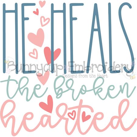 He Heals The Broken Hearted SVG