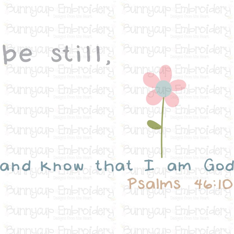 Be Still And Know That I Am God SVG