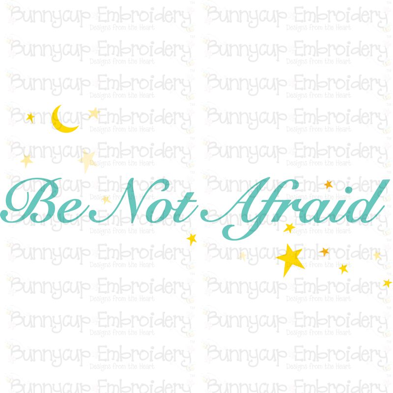 Be Not Afraid SVG