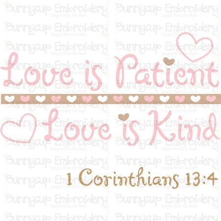 Love Is Patient Love Is Kind SVG