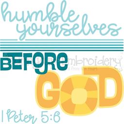 1 Peter 5 Humble Yourselves Before God SVG