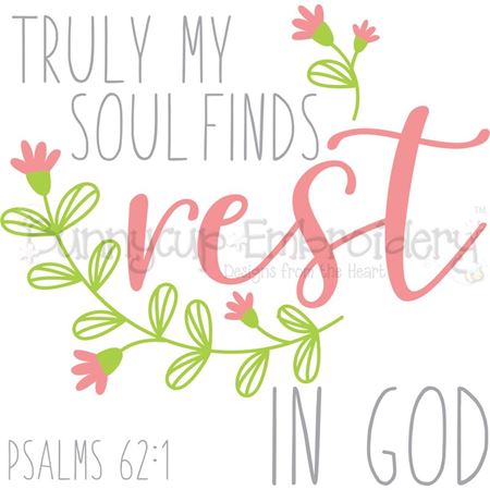 Psalms 62 1 Find Rest In God SVG