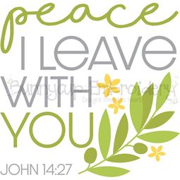 John 14 27 Peace I Leave With You SVG