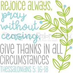 Thessalonians 5 16 Rejoice Always SVG